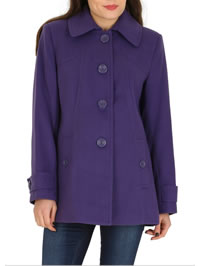 Purple ladies raincoat
